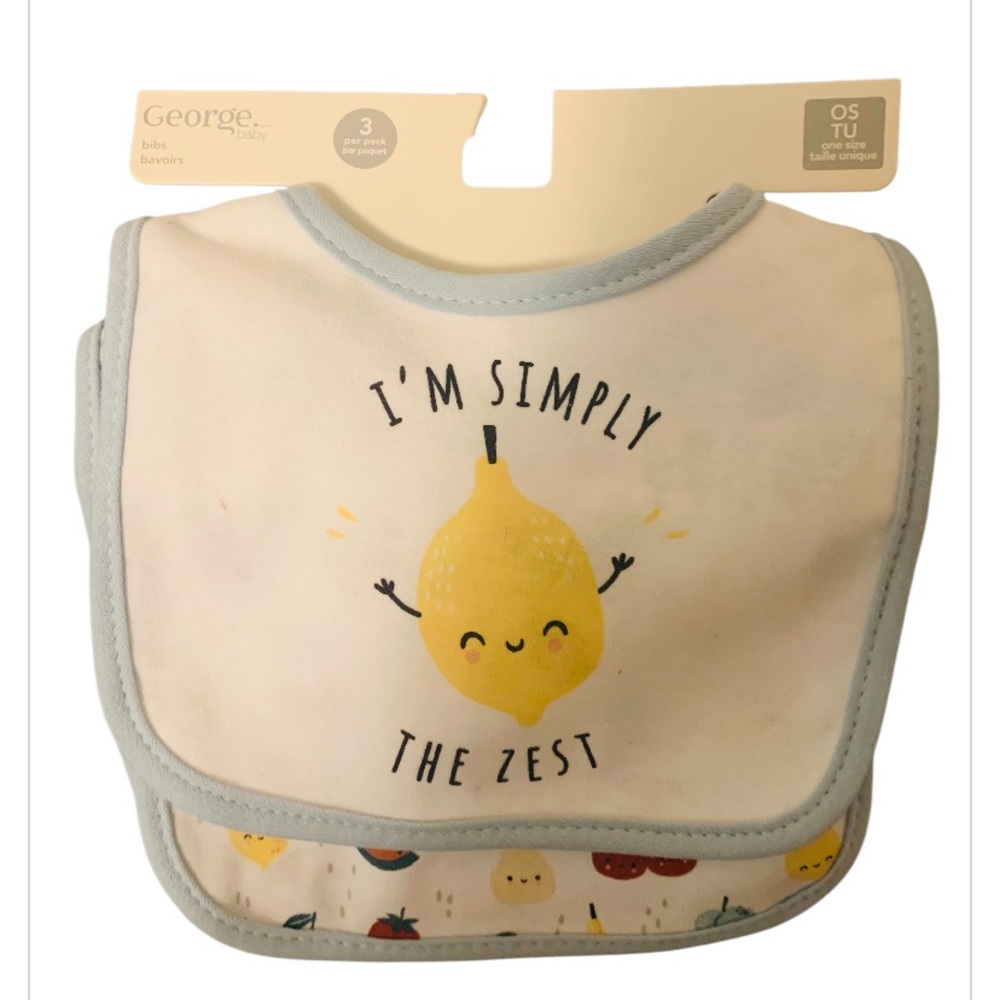 George Baby Bib Brand New 3 pack
